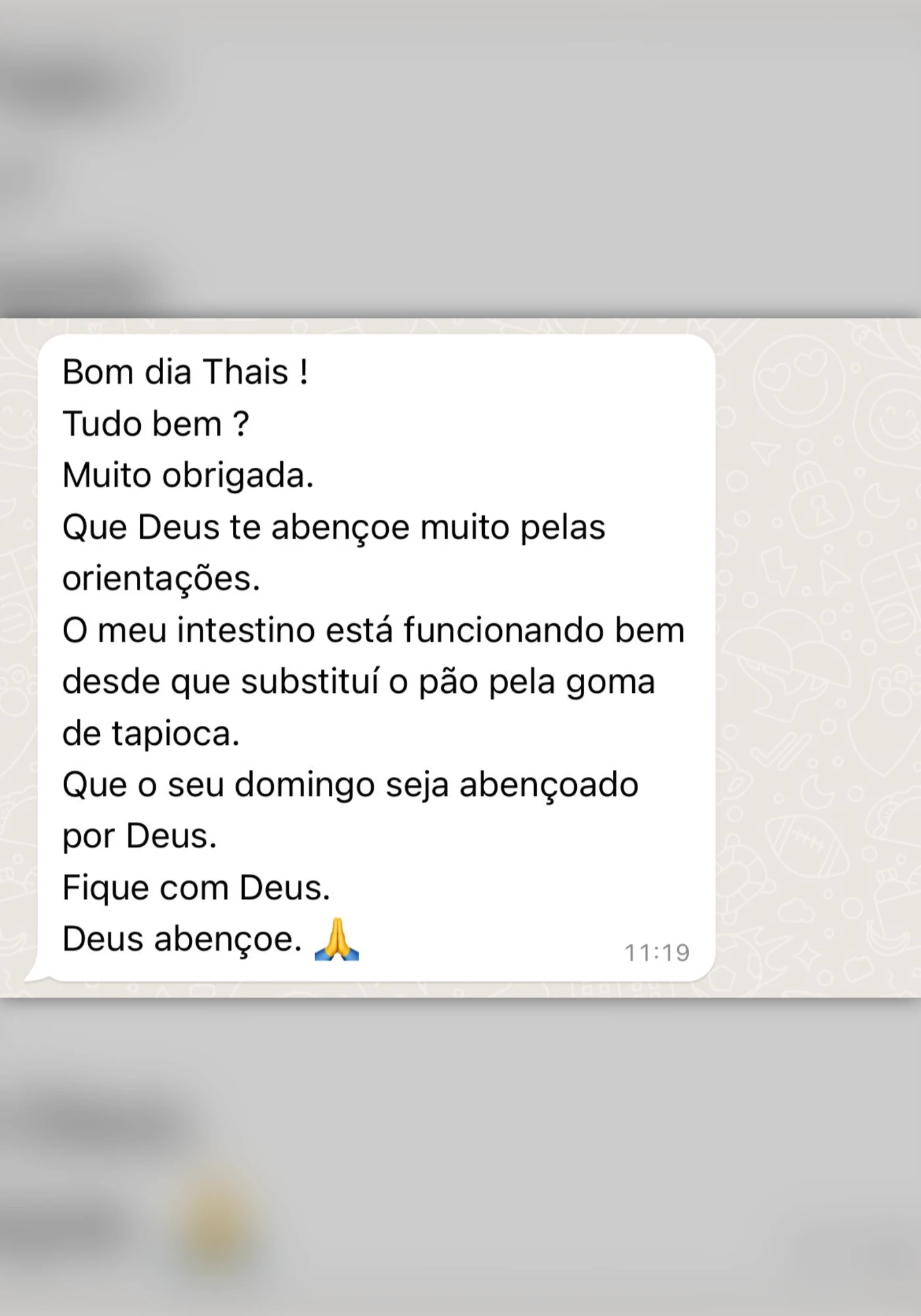 Avaliação de paciente
